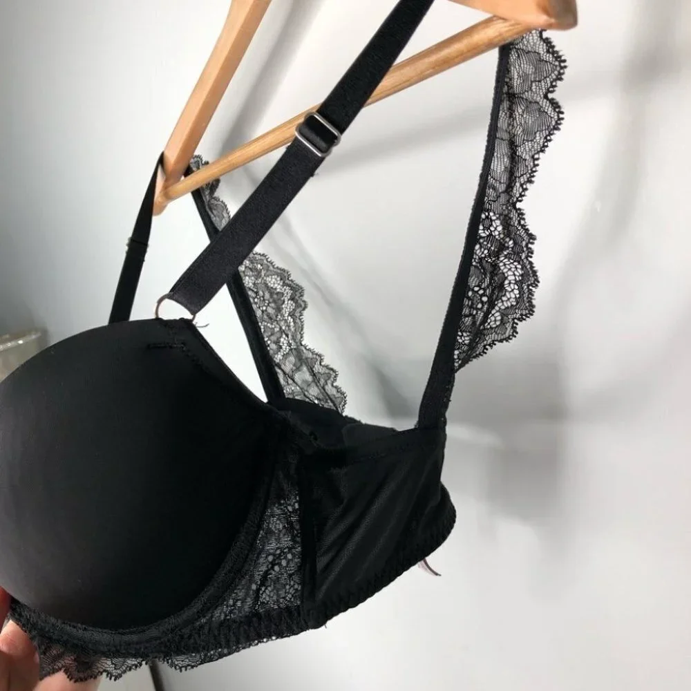 VICTORIA'S Secret Lacy Dream Angel Lined  Demi‎ 32DD - Picture 5 of 6